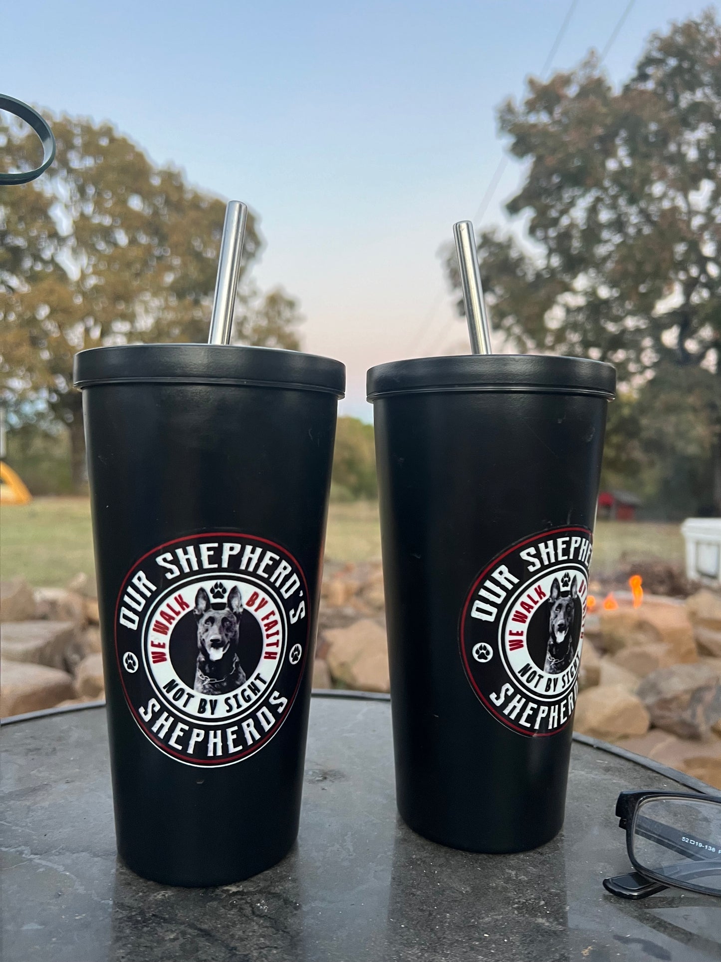 OSS Insulated tumbler with a straw