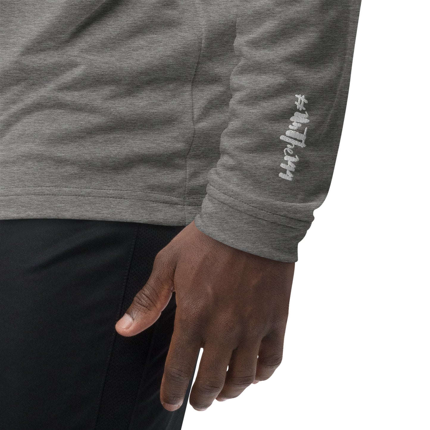 Grafted gear-Quarter zip pullover