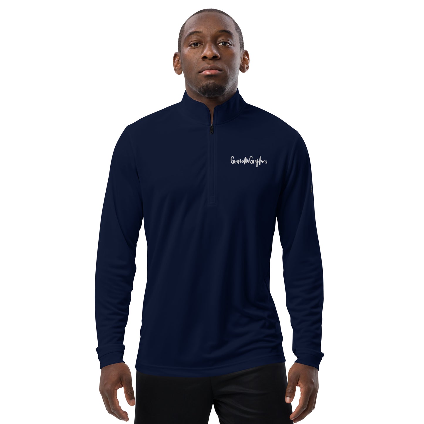 Grafted gear-Quarter zip pullover