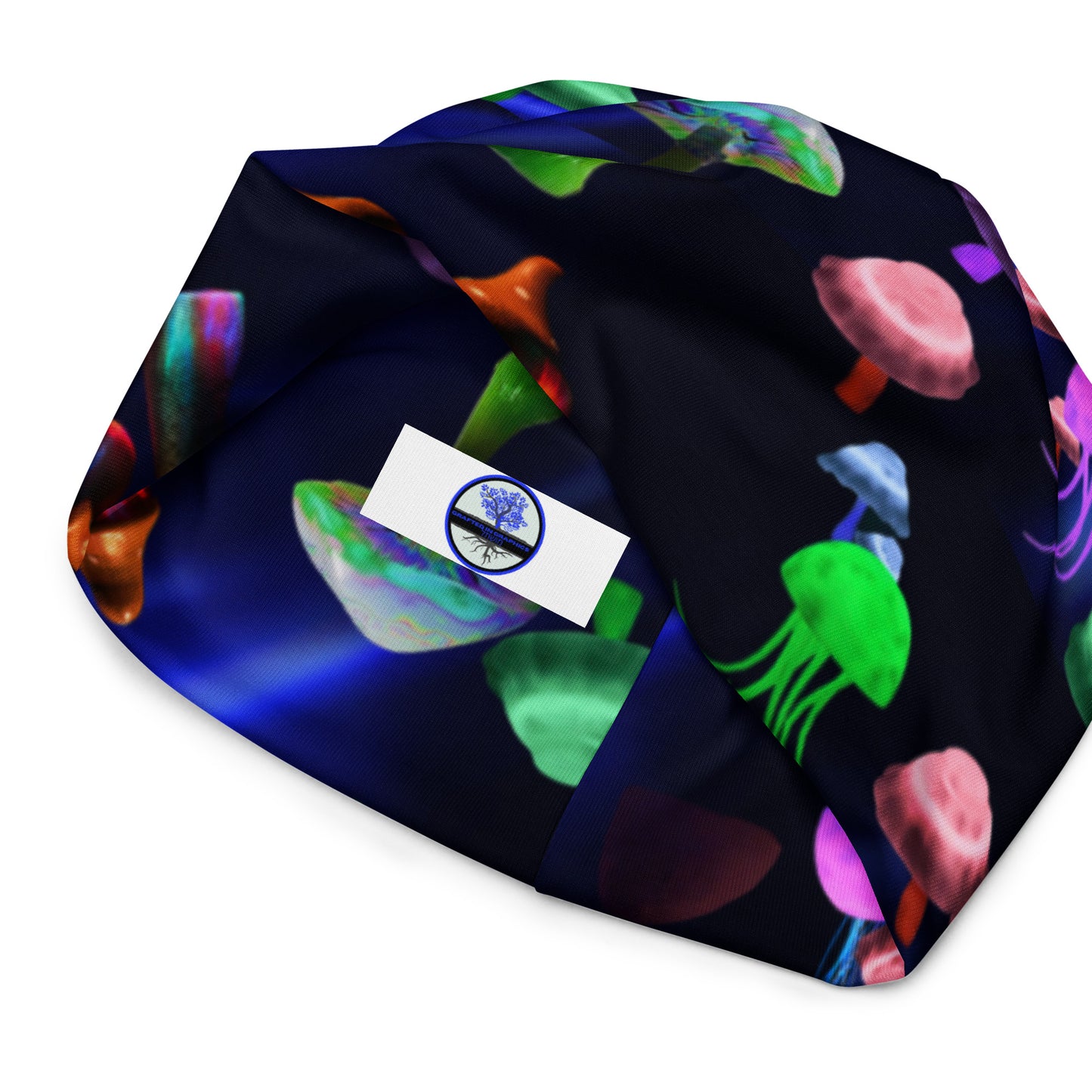 Neon shrooms-All-Over Print Beanie