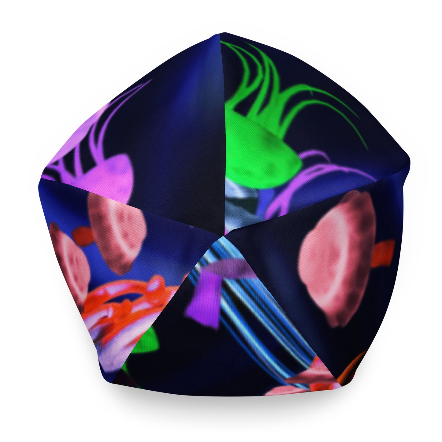 Neon shrooms-All-Over Print Beanie