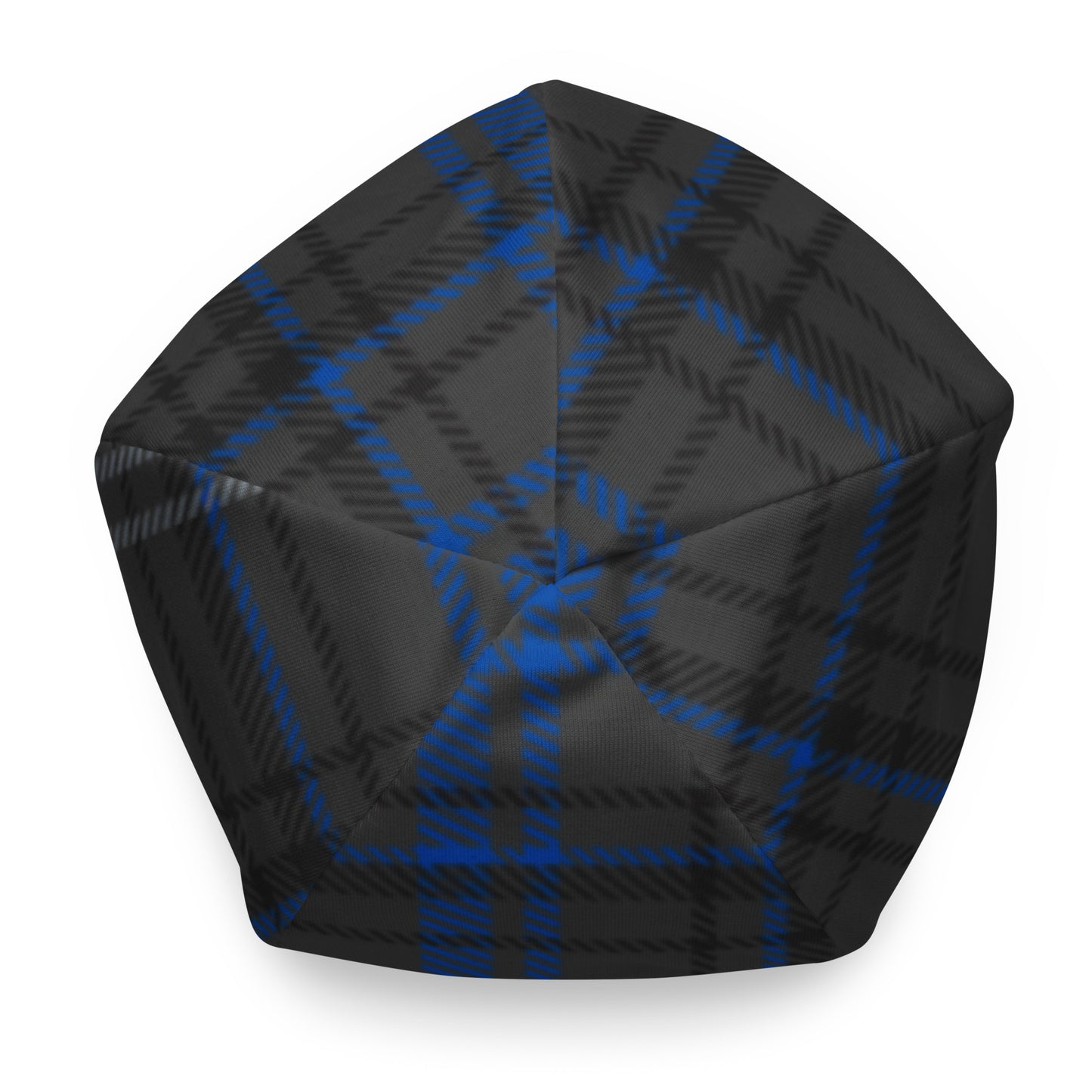 Blue line plaid-All-Over Print Beanie