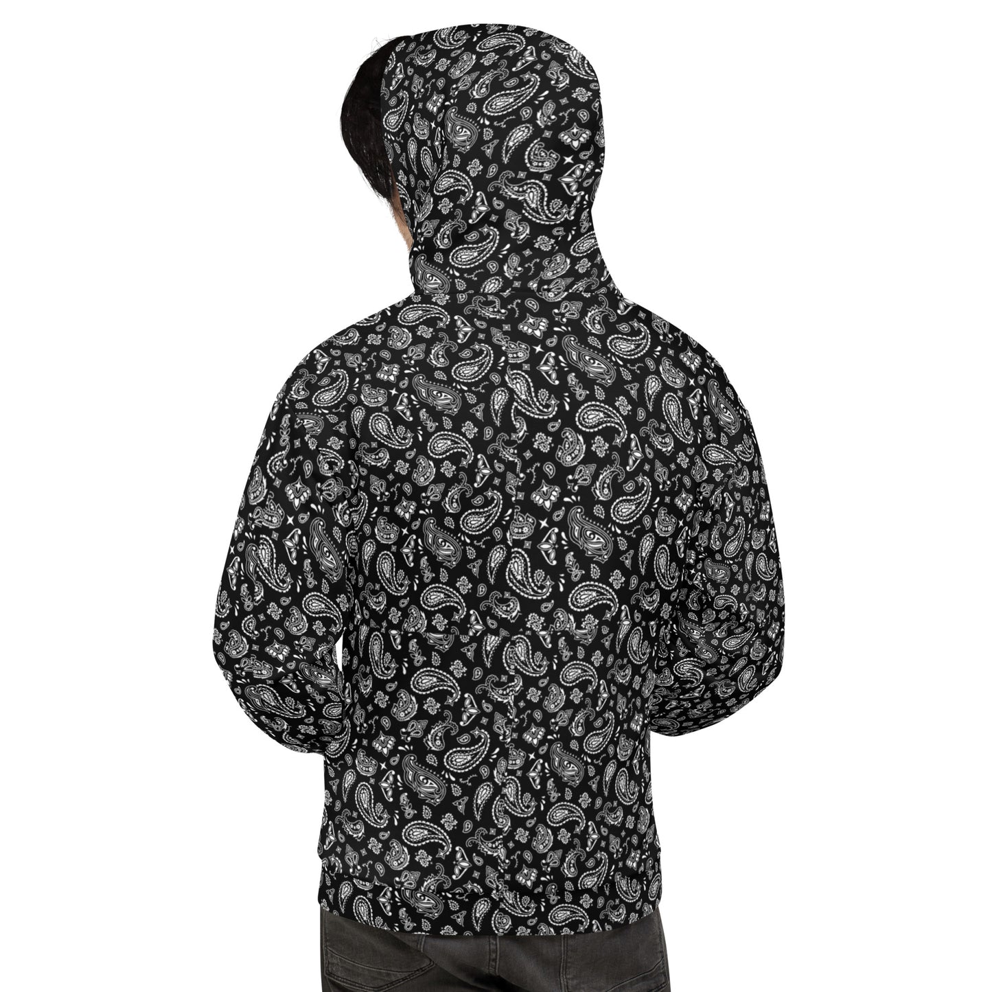 Black bandanna-Unisex Hoodie