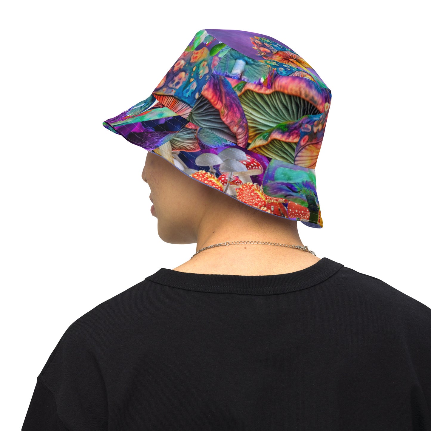 Shrooms Reversible bucket hat