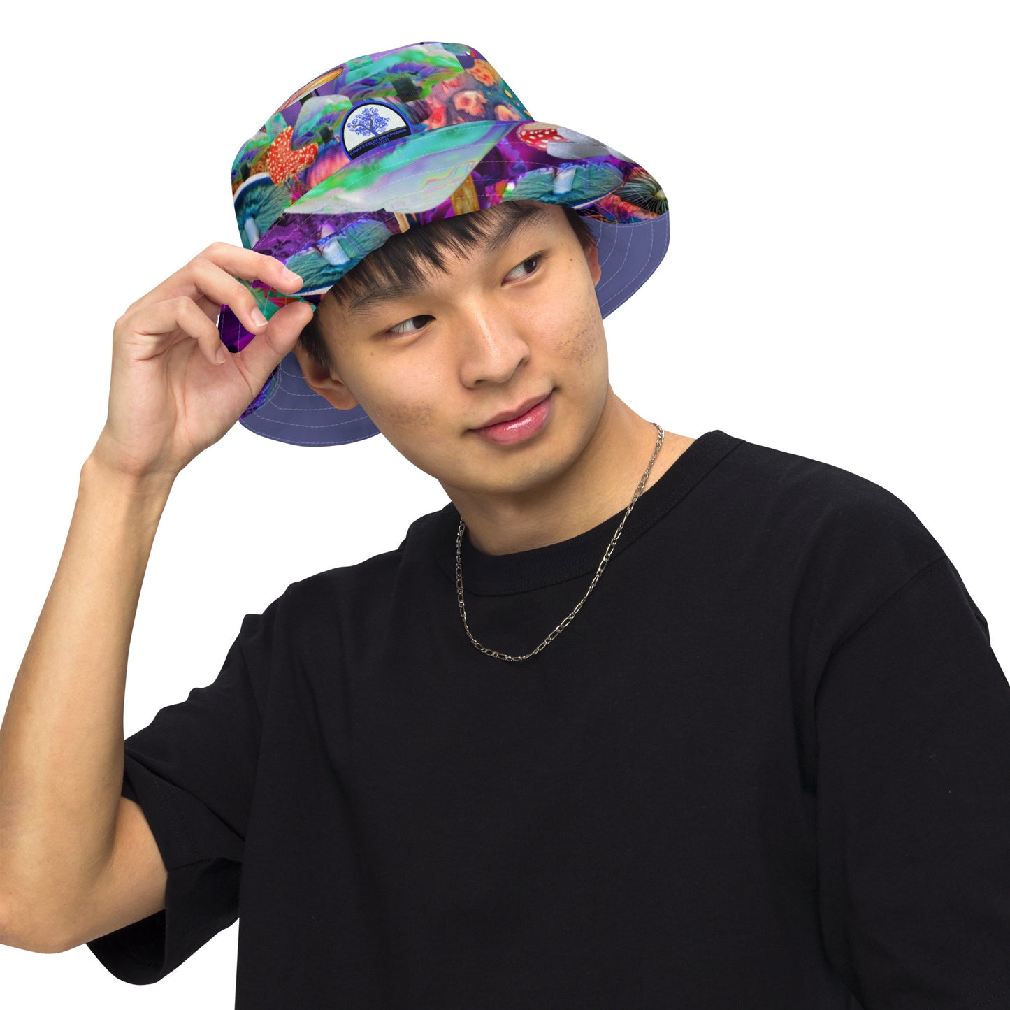 Shrooms Reversible bucket hat