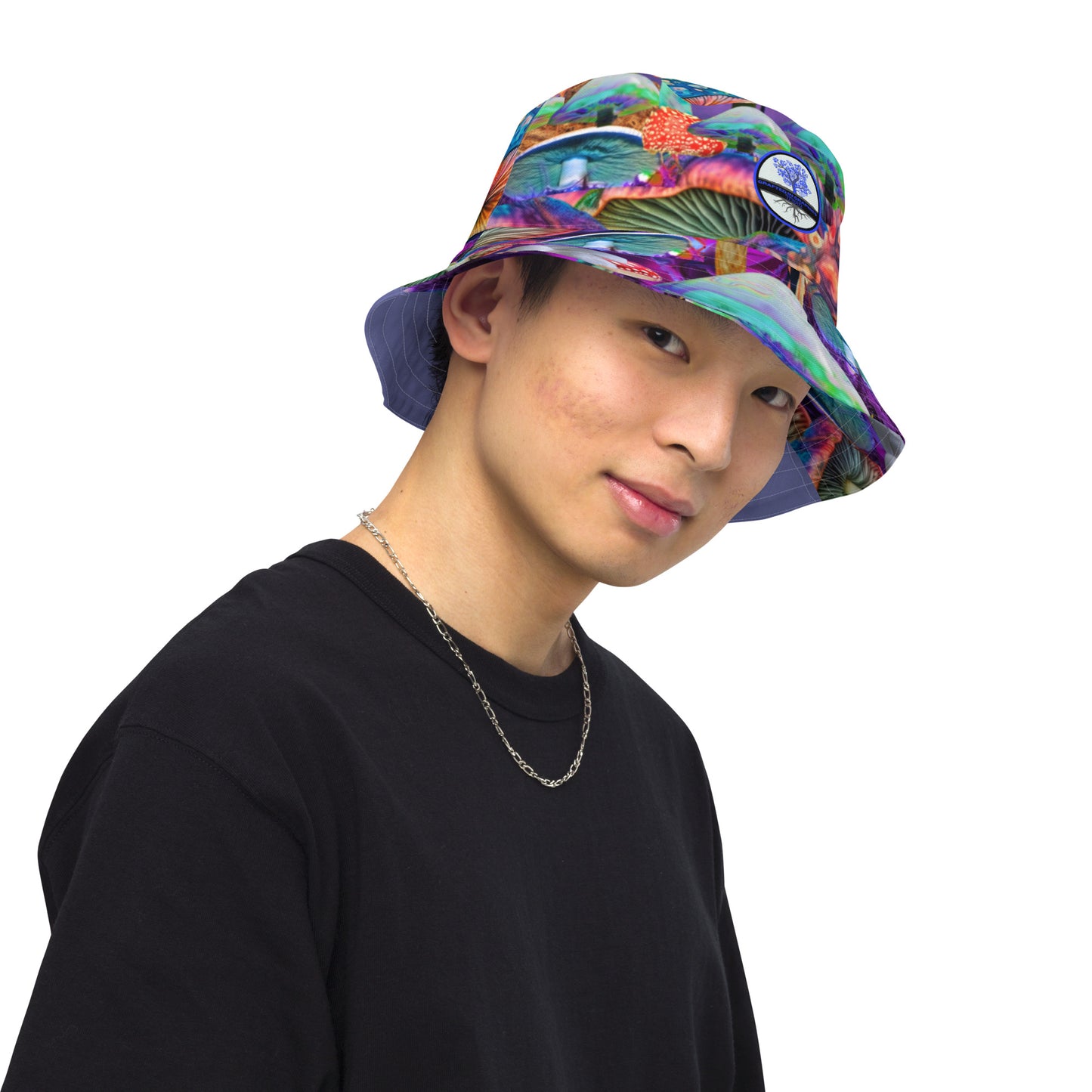 Shrooms Reversible bucket hat