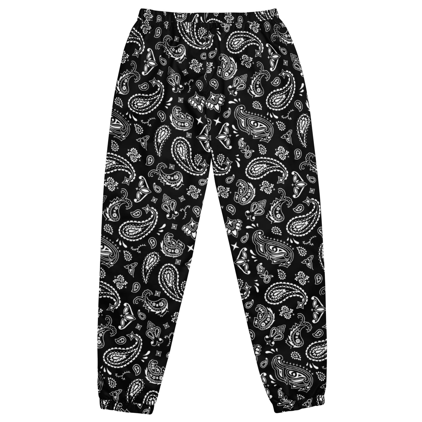 Black bandanna-Unisex track pants