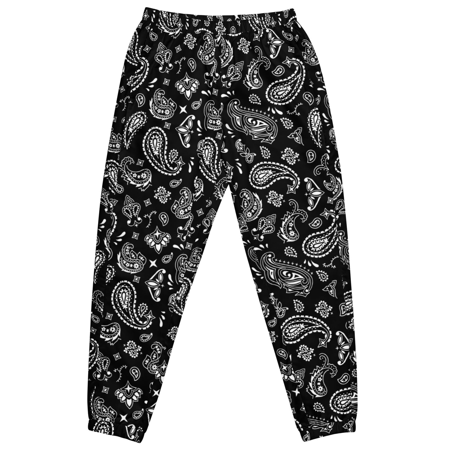 Black bandanna-Unisex track pants