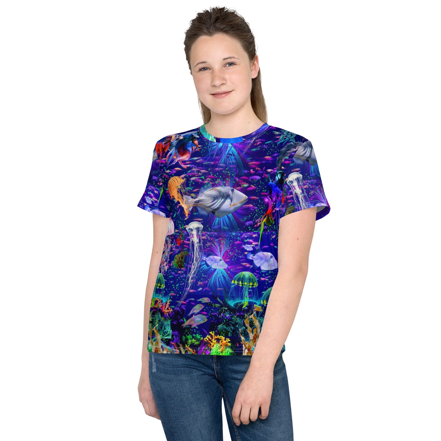 Jellyfish 🪼 Youth crew neck t-shirt