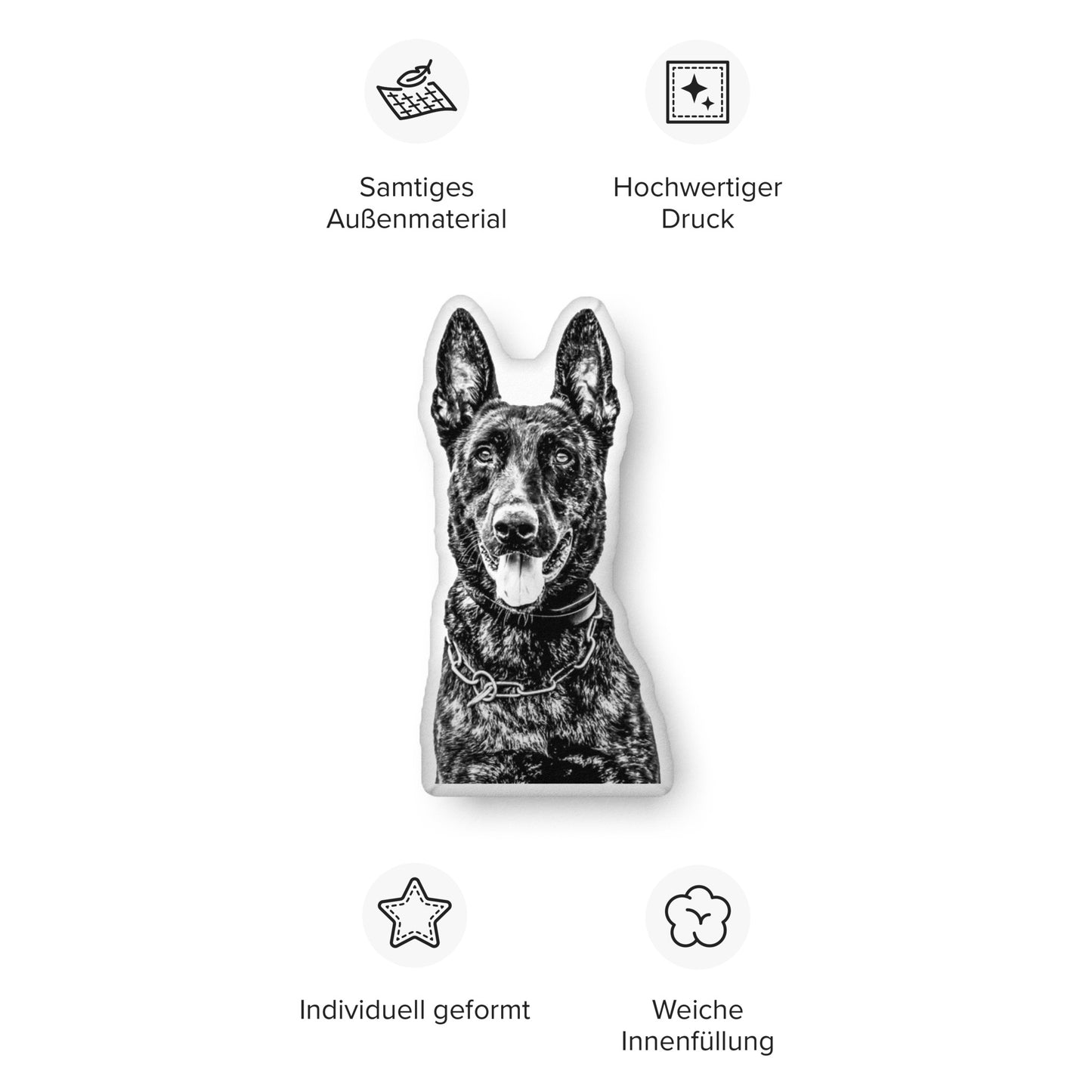 OSS-Dutch shepherd Custom-shaped pillow