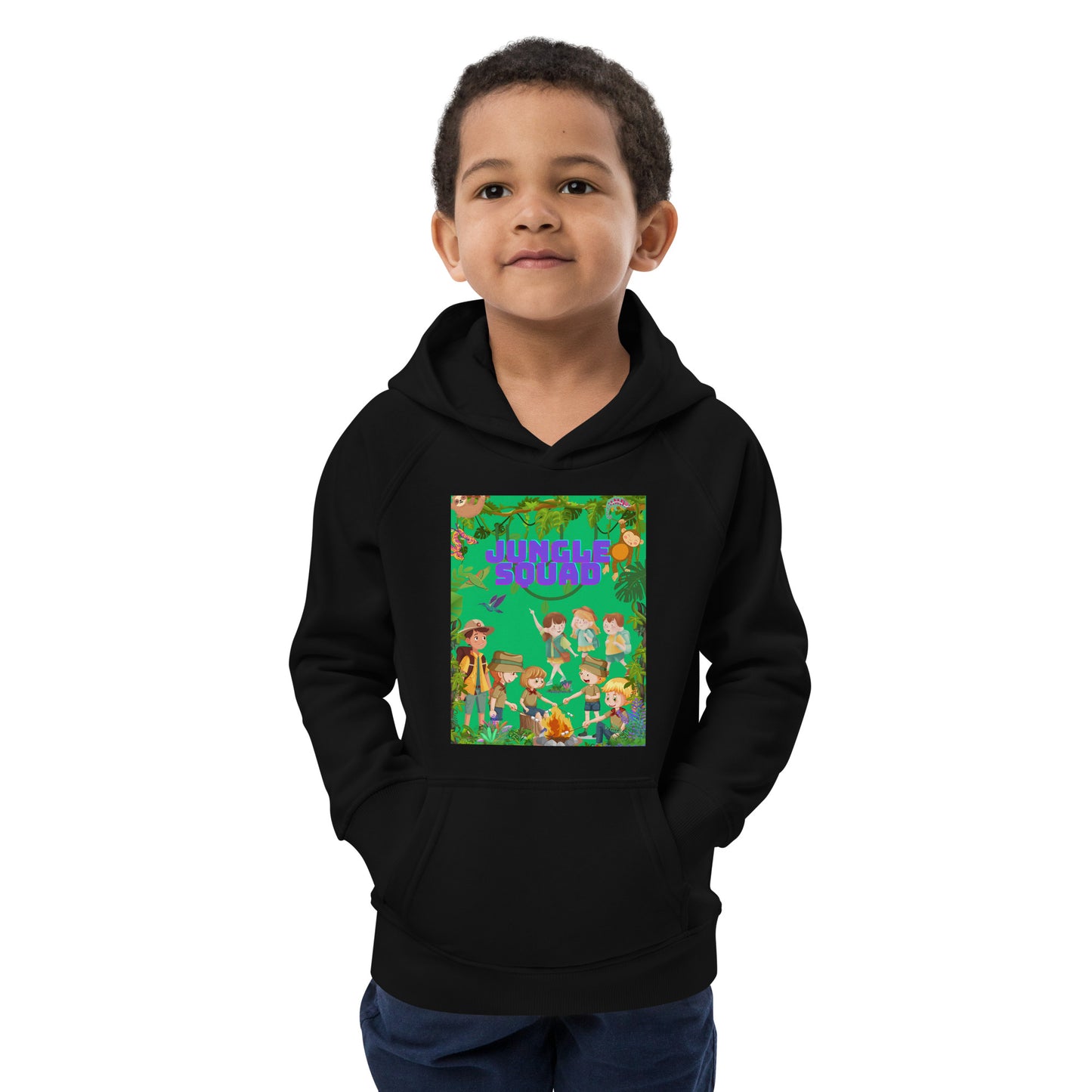 Jungle Squad Kids eco hoodie