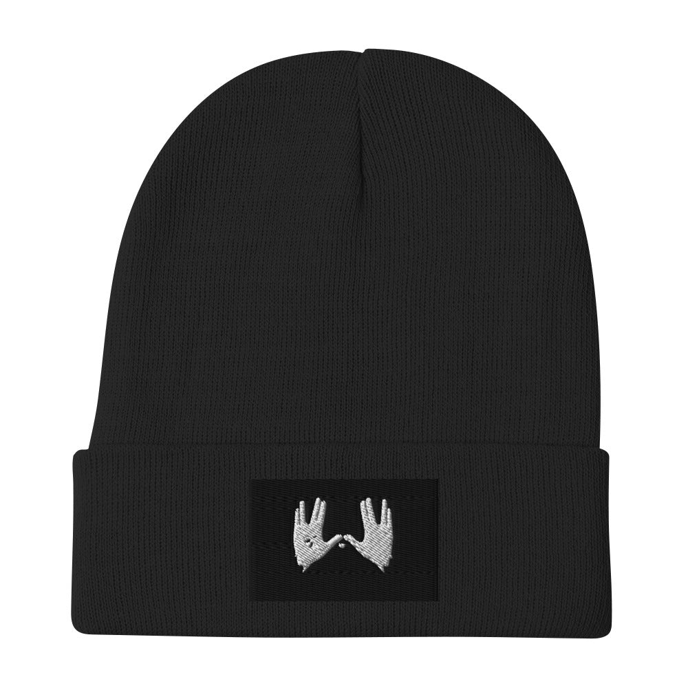 Yahs Name & hands-Embroidered Beanie