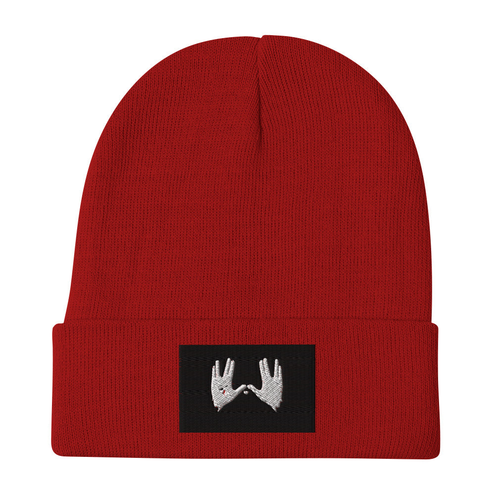 Yahs Name & hands-Embroidered Beanie