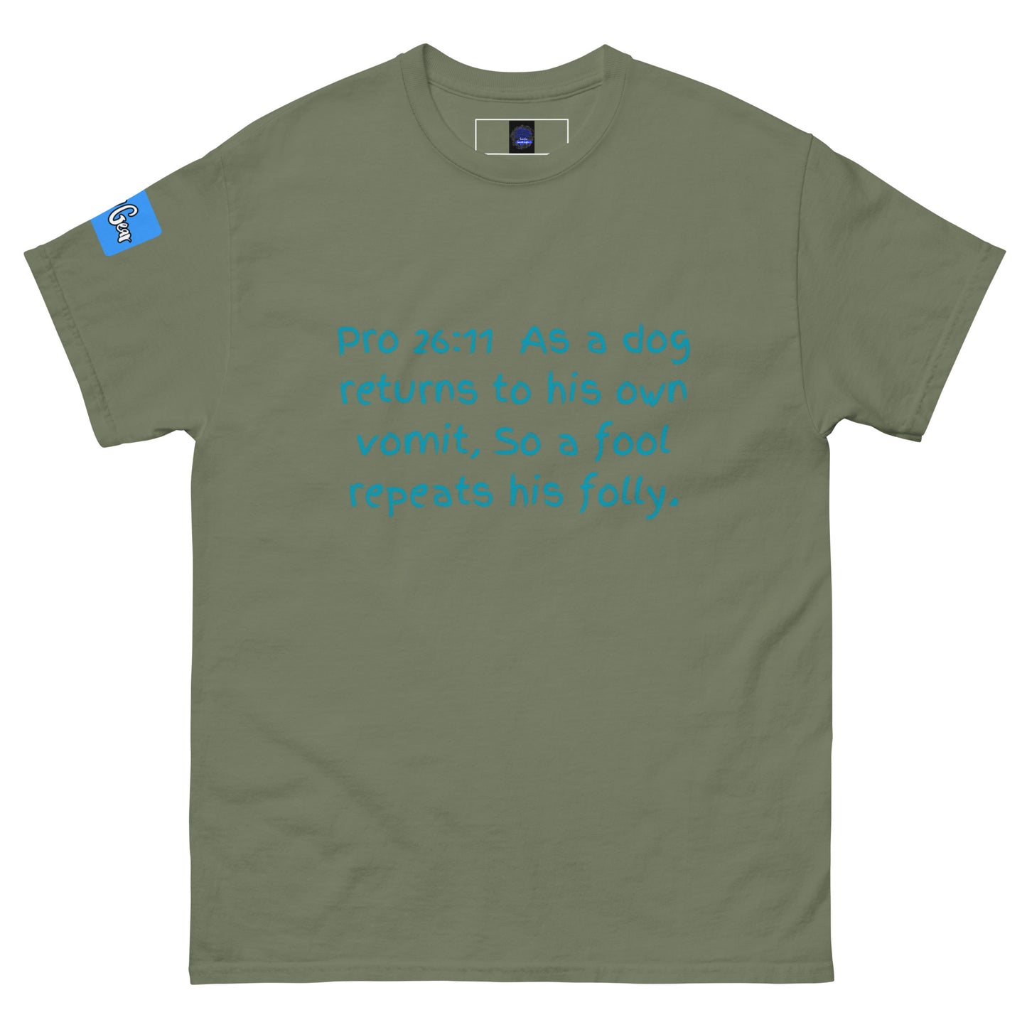 Proverbs 26:11 Men's classic tee