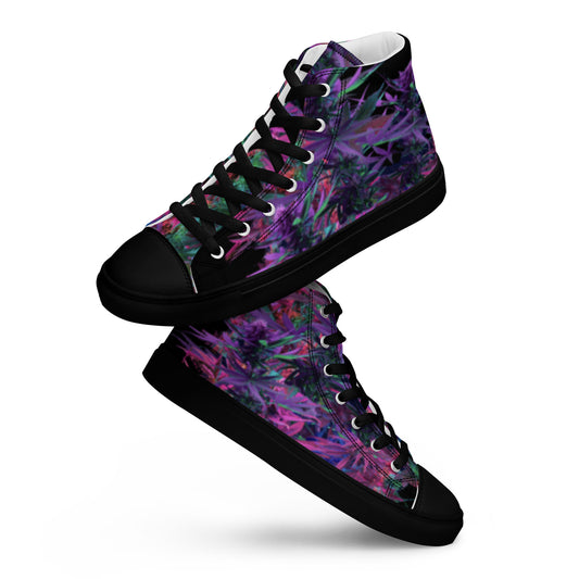 Galaxy-Men’s high top canvas shoes