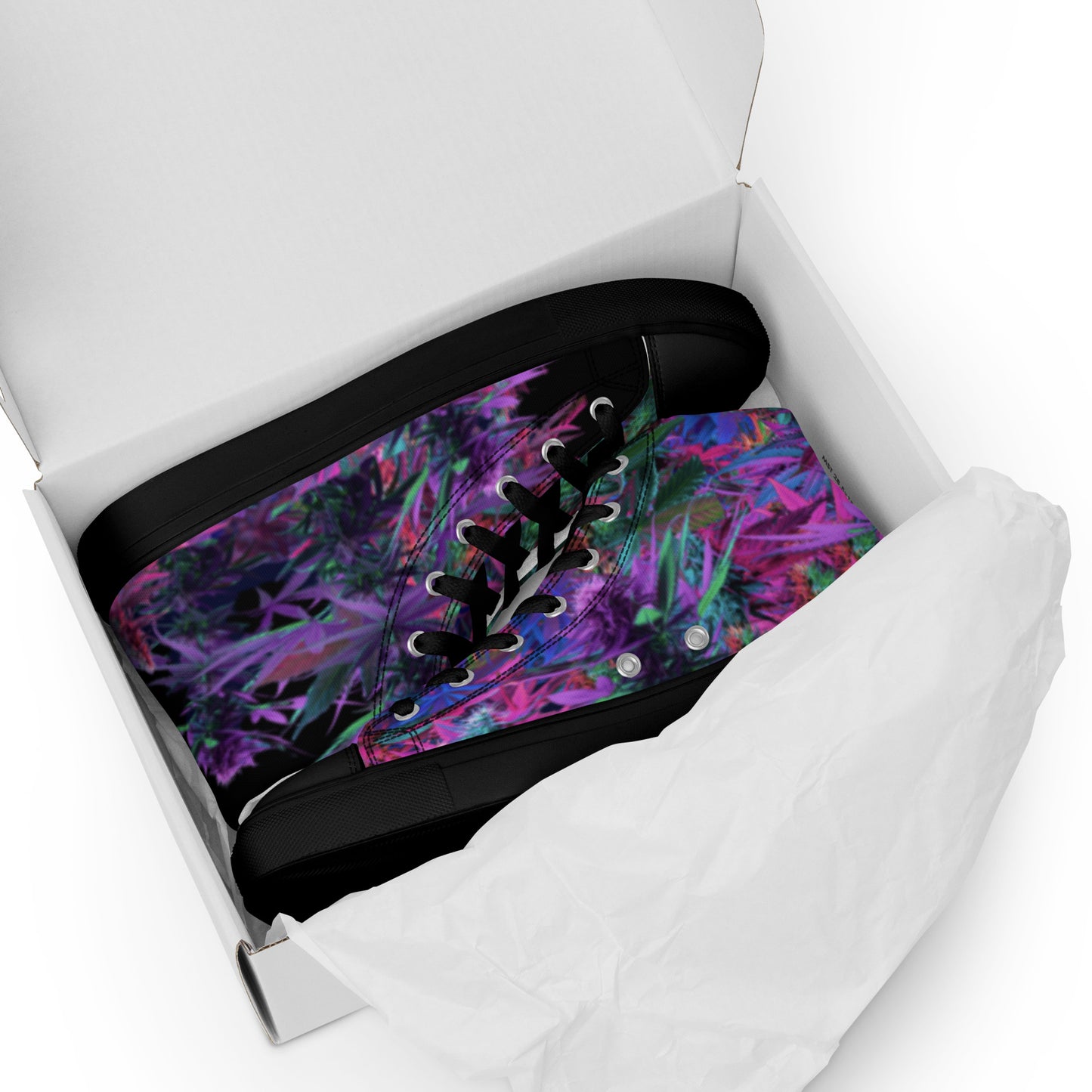 Galaxy-Men’s high top canvas shoes