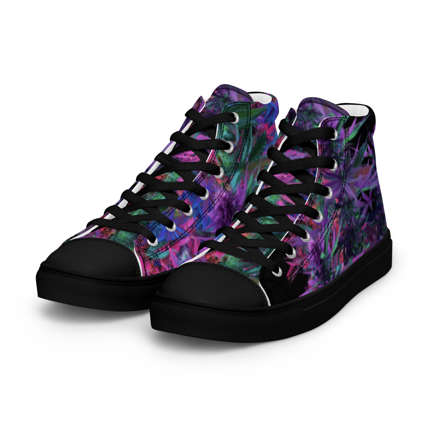 Galaxy-Men’s high top canvas shoes