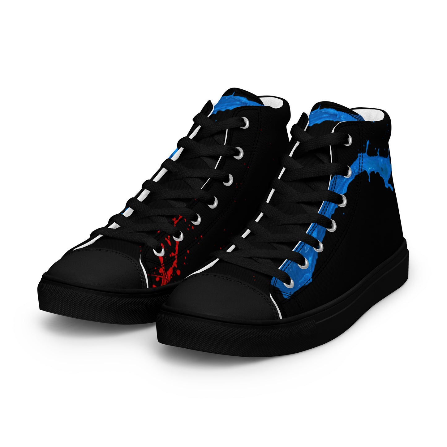 Men’s high top canvas shoes