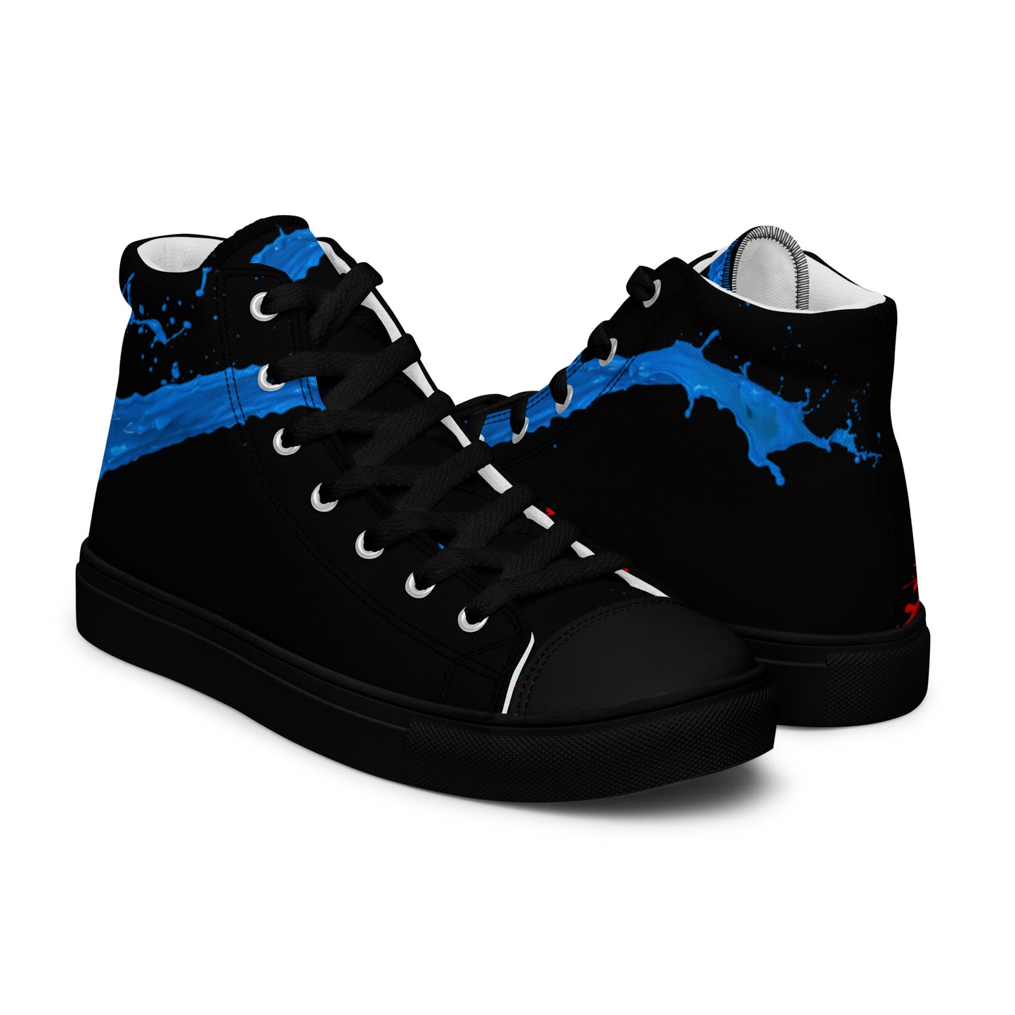 Men’s high top canvas shoes