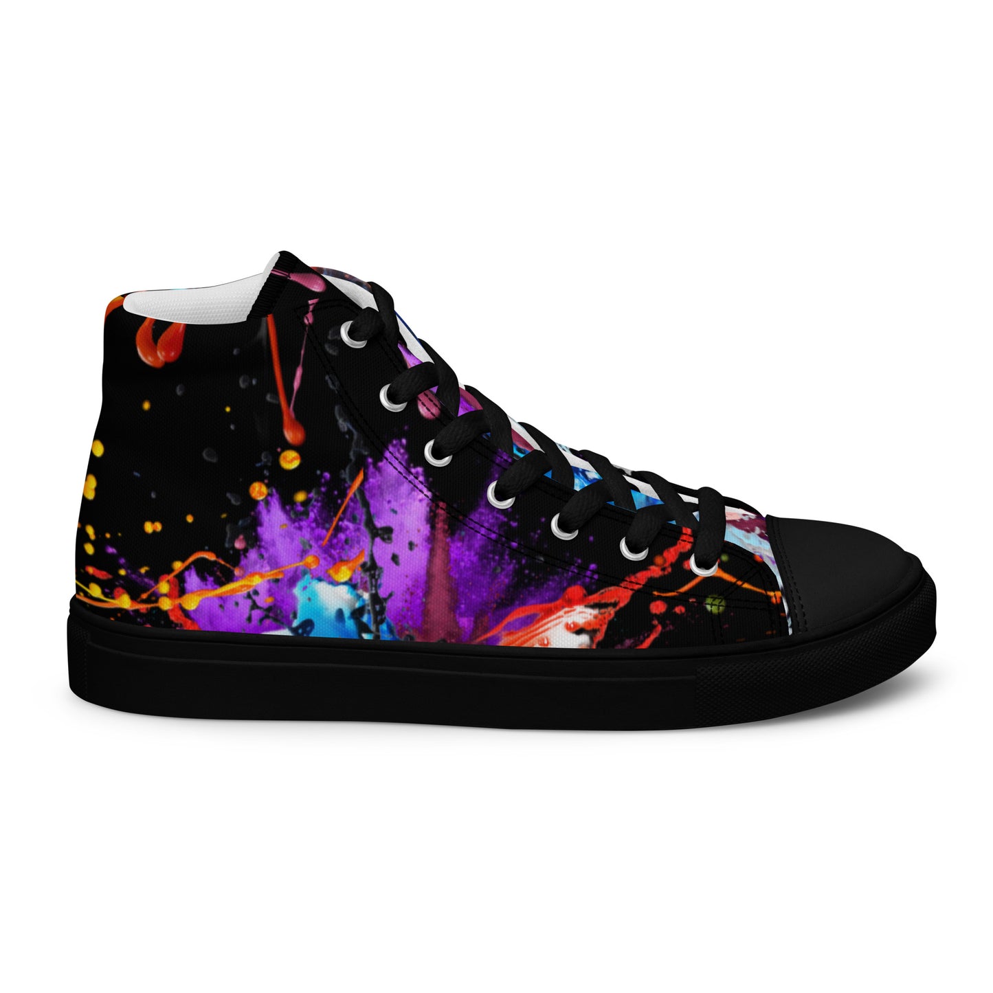 Custom Grafted gear-Men’s high top canvas shoes