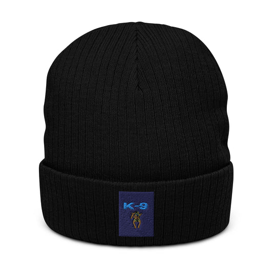 k-9 Ribbed knit beanie