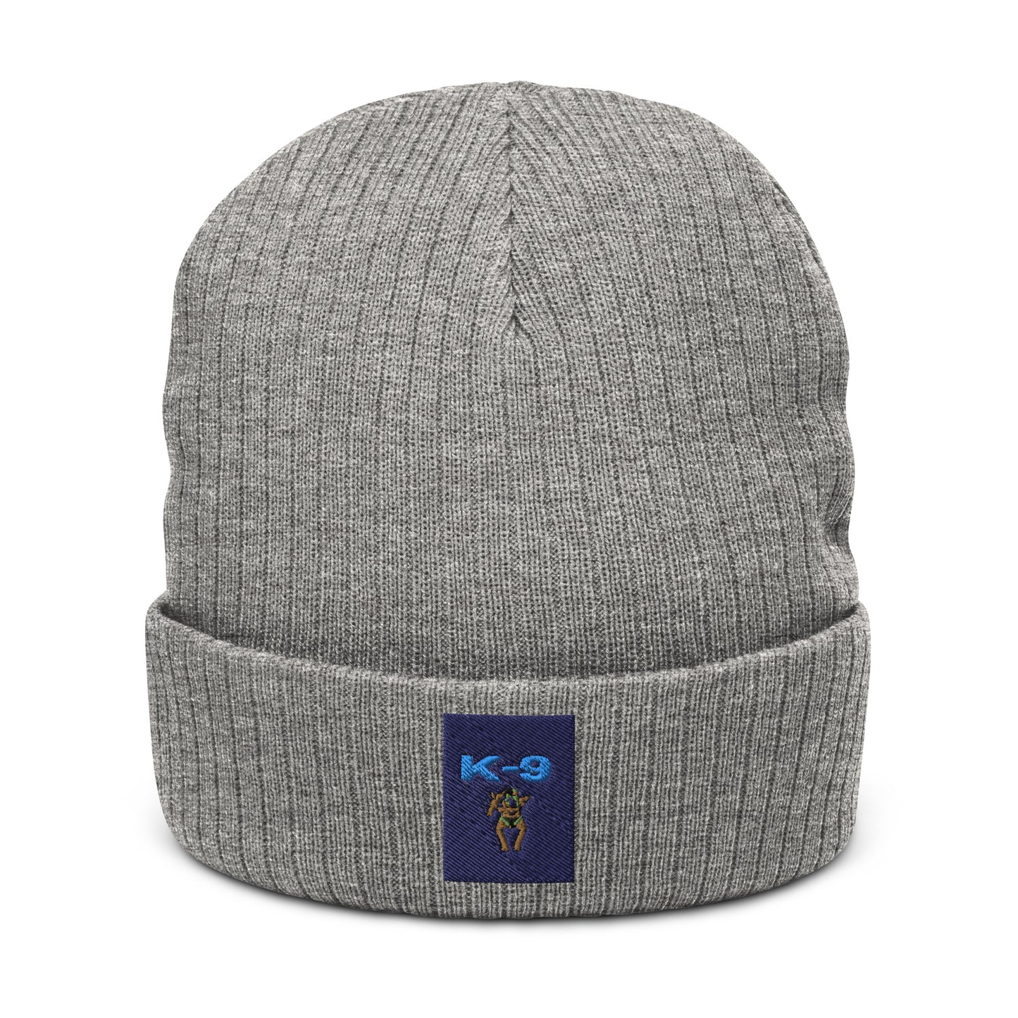 k-9 Ribbed knit beanie