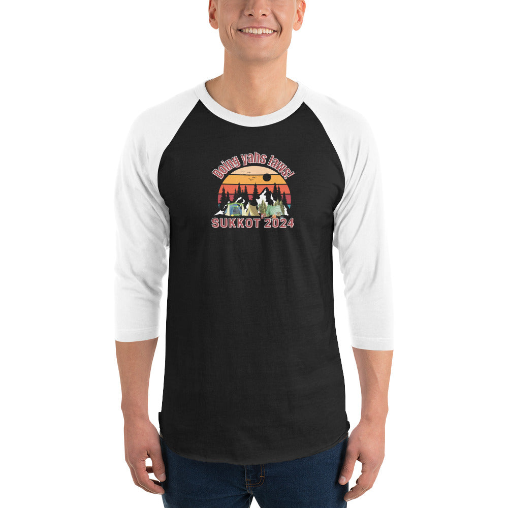 Yahs laws-3/4 sleeve raglan shirt