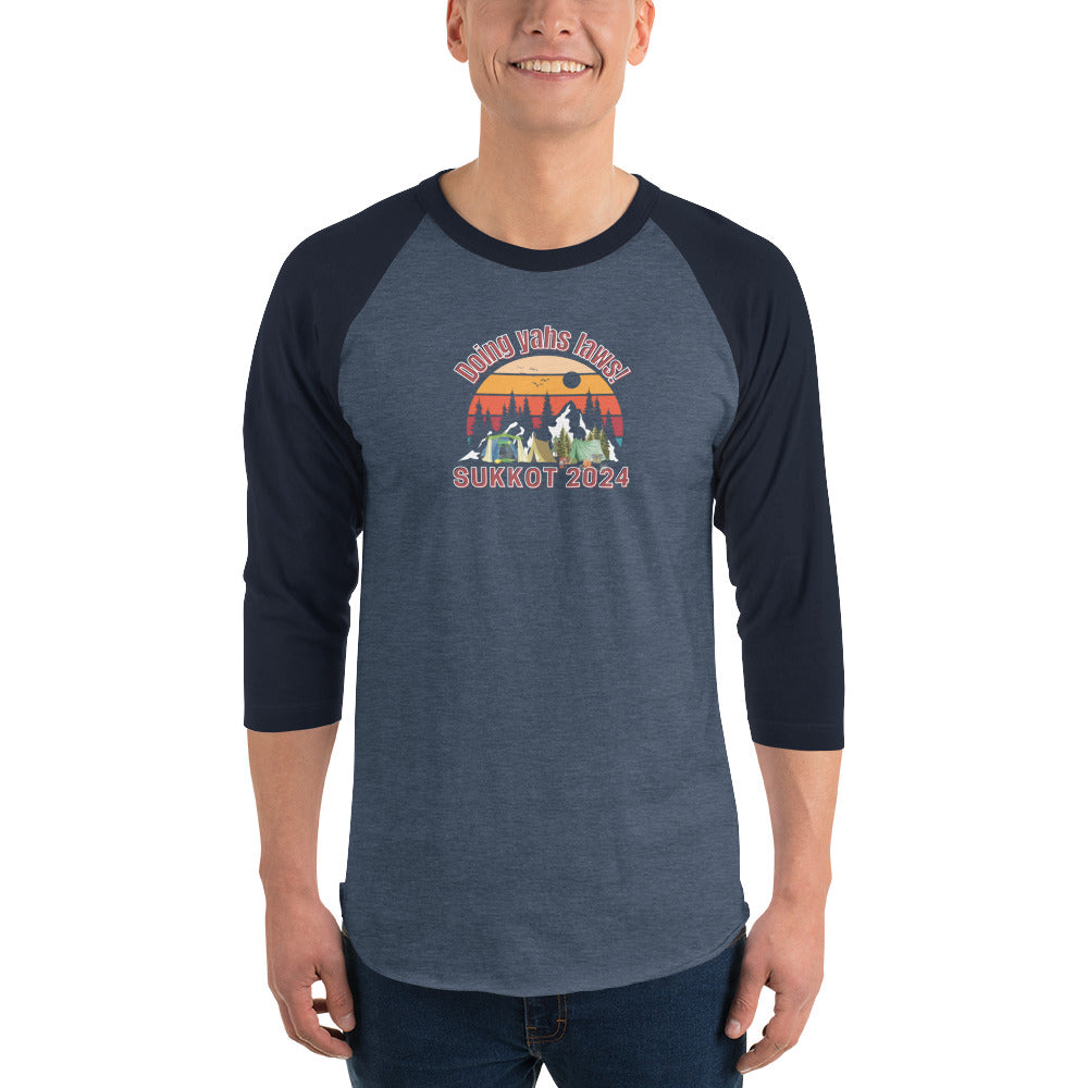 Yahs laws-3/4 sleeve raglan shirt