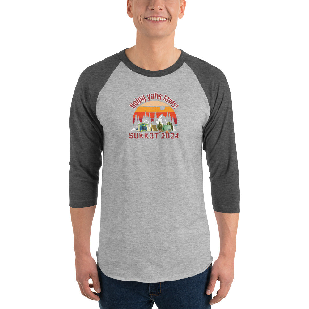 Yahs laws-3/4 sleeve raglan shirt