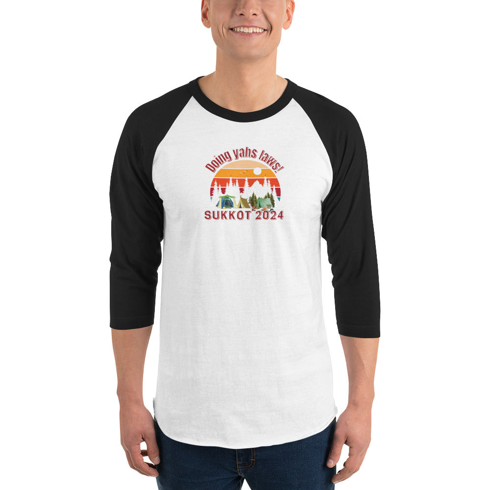 Yahs laws-3/4 sleeve raglan shirt