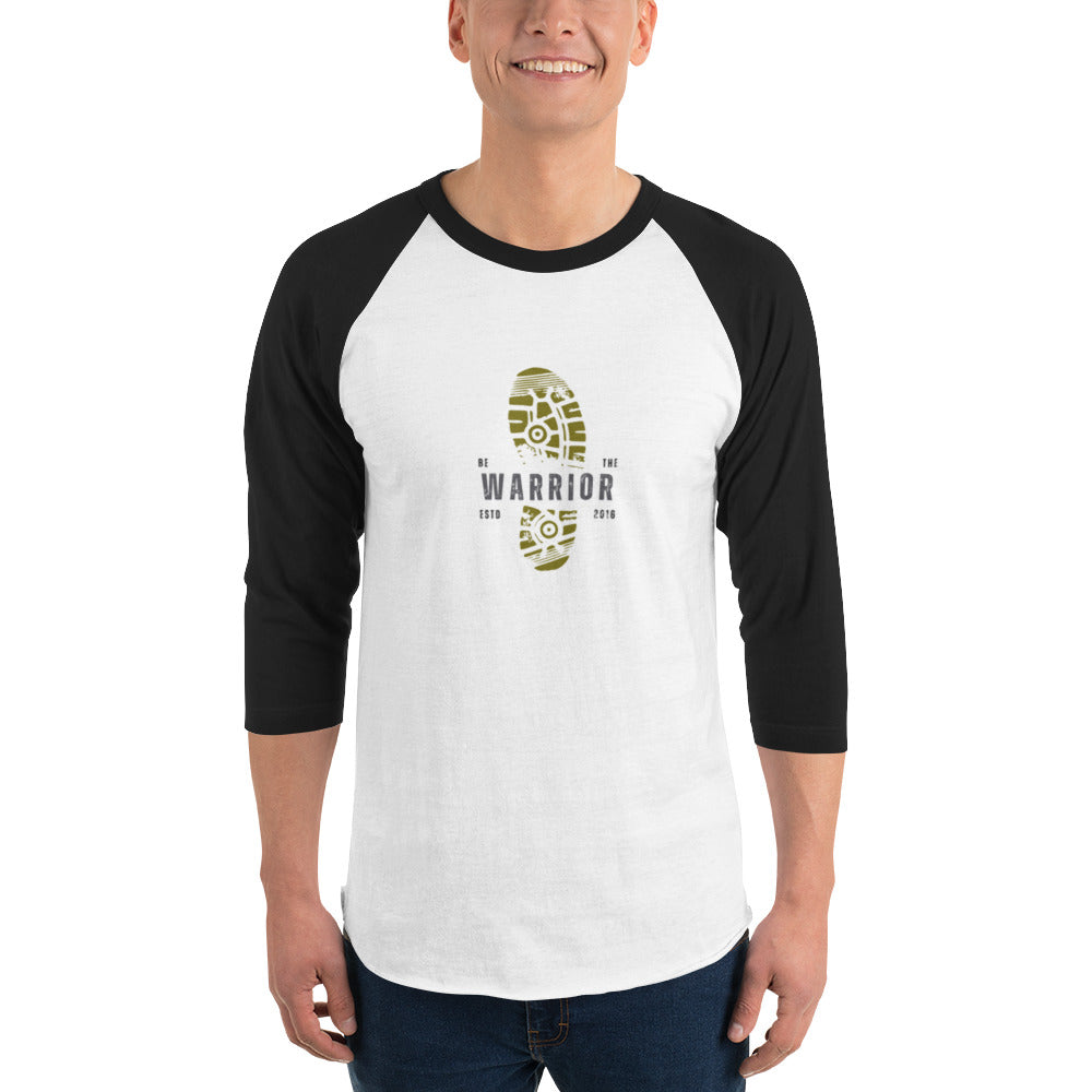 Warriors-3/4 sleeve raglan shirt