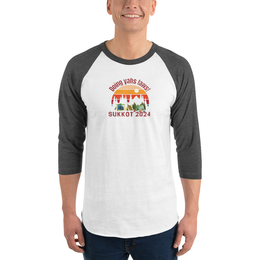 Yahs laws-3/4 sleeve raglan shirt