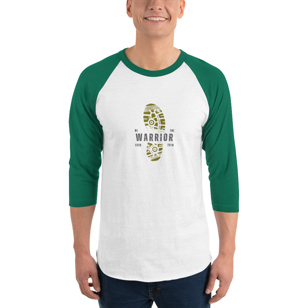 Warriors-3/4 sleeve raglan shirt