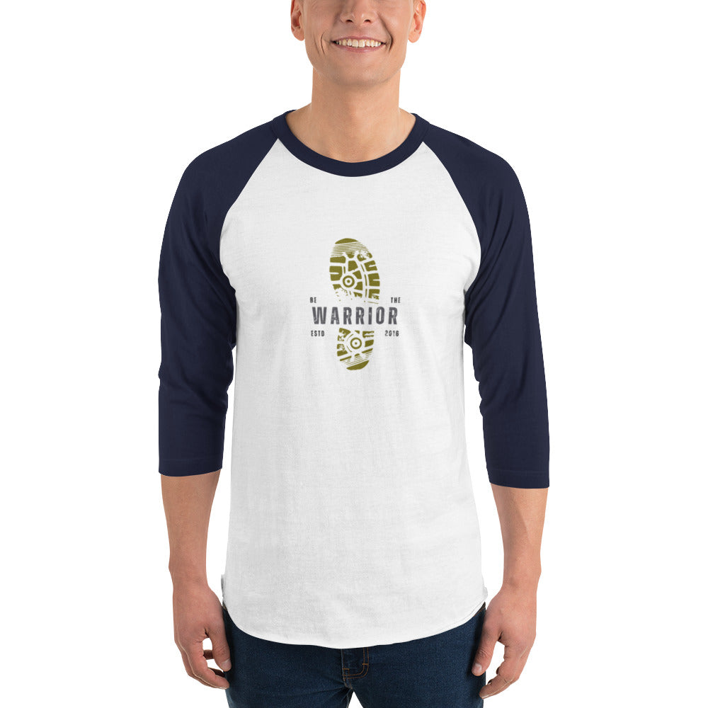 Warriors-3/4 sleeve raglan shirt