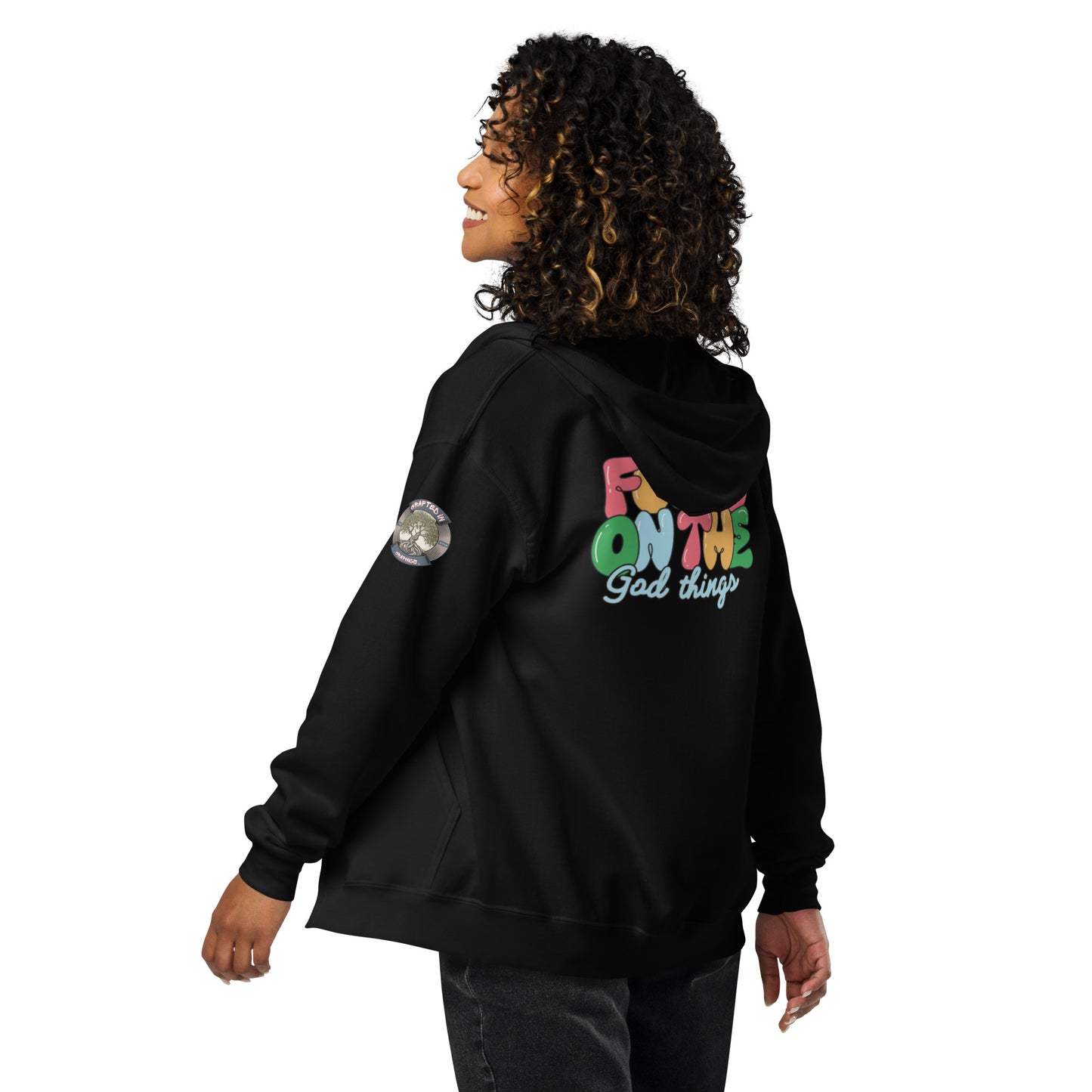 Live by Faith-Unisex heavy blend zip hoodie