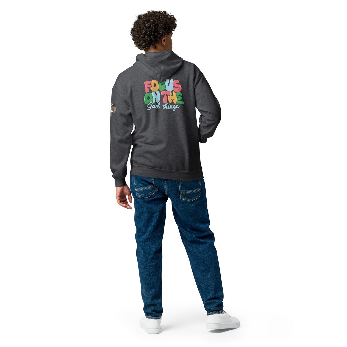 Live by Faith-Unisex heavy blend zip hoodie