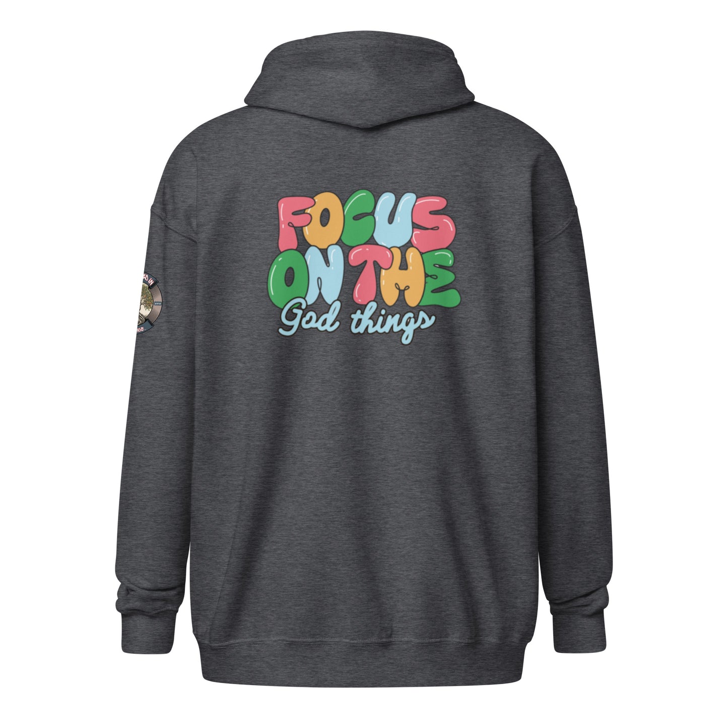 Live by Faith-Unisex heavy blend zip hoodie