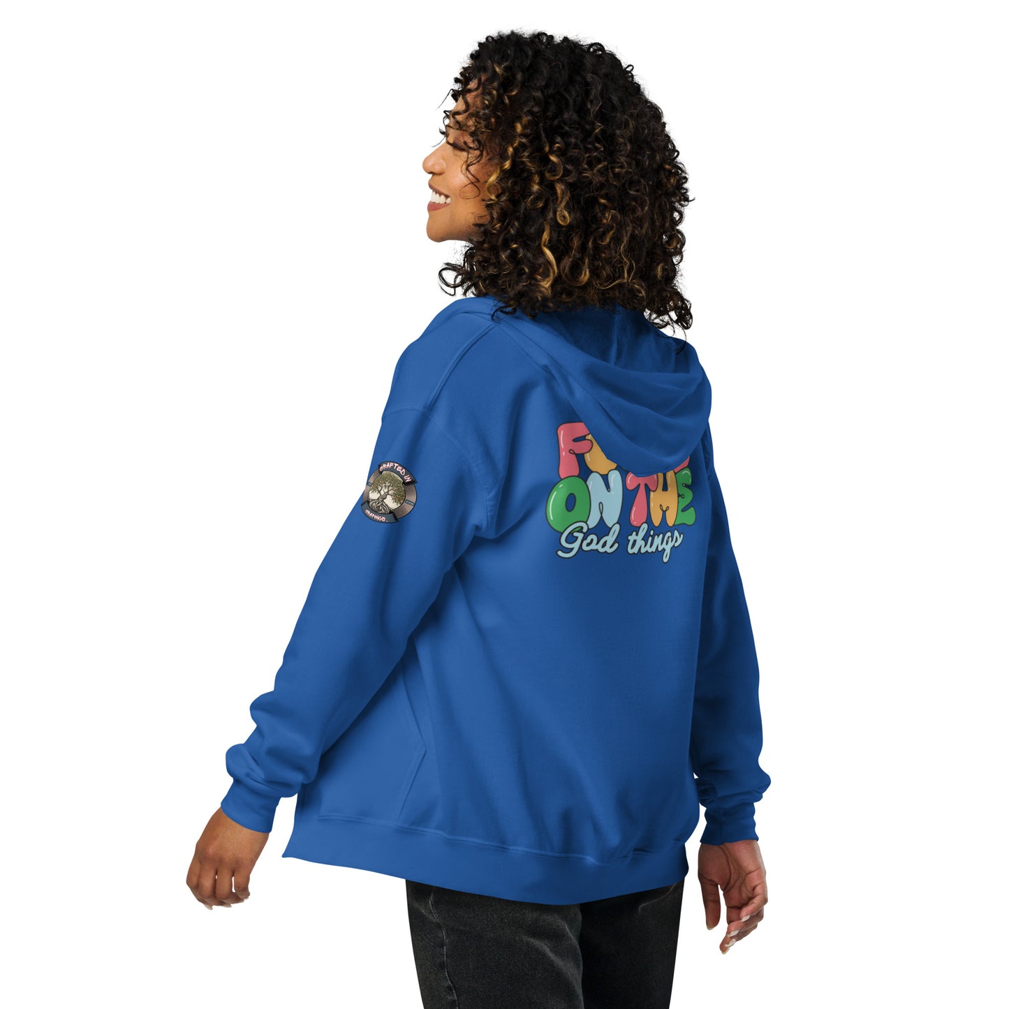 Live by Faith-Unisex heavy blend zip hoodie