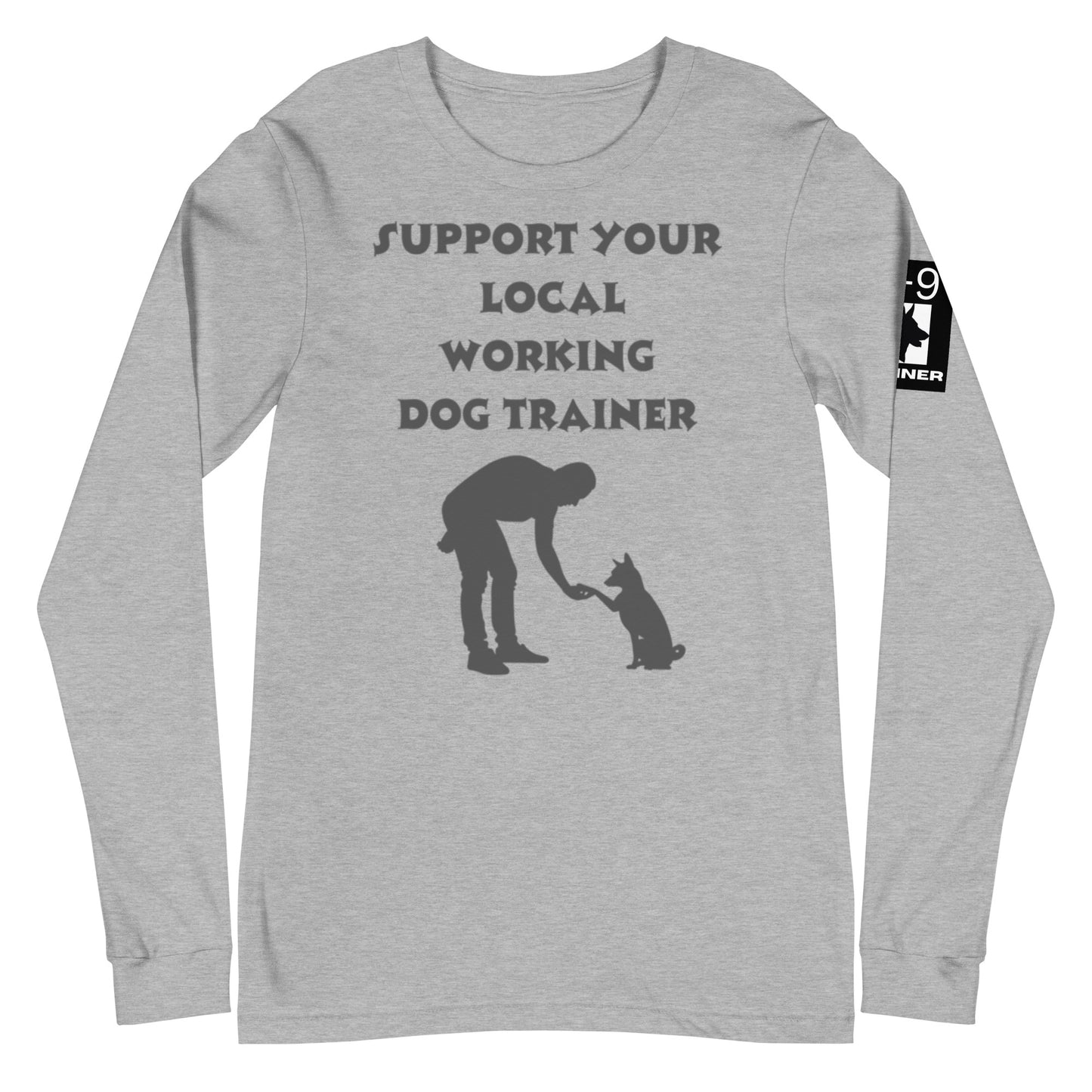 Dog trainer-3 Unisex Long Sleeve Tee