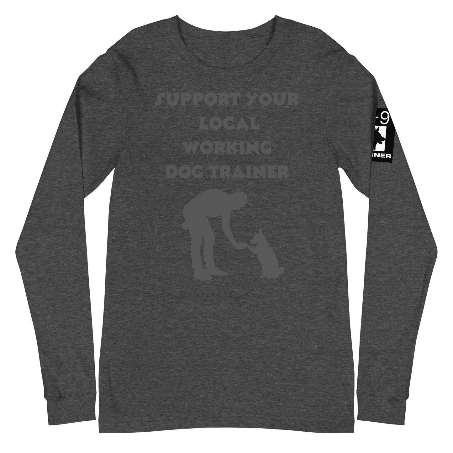 Dog trainer-3 Unisex Long Sleeve Tee