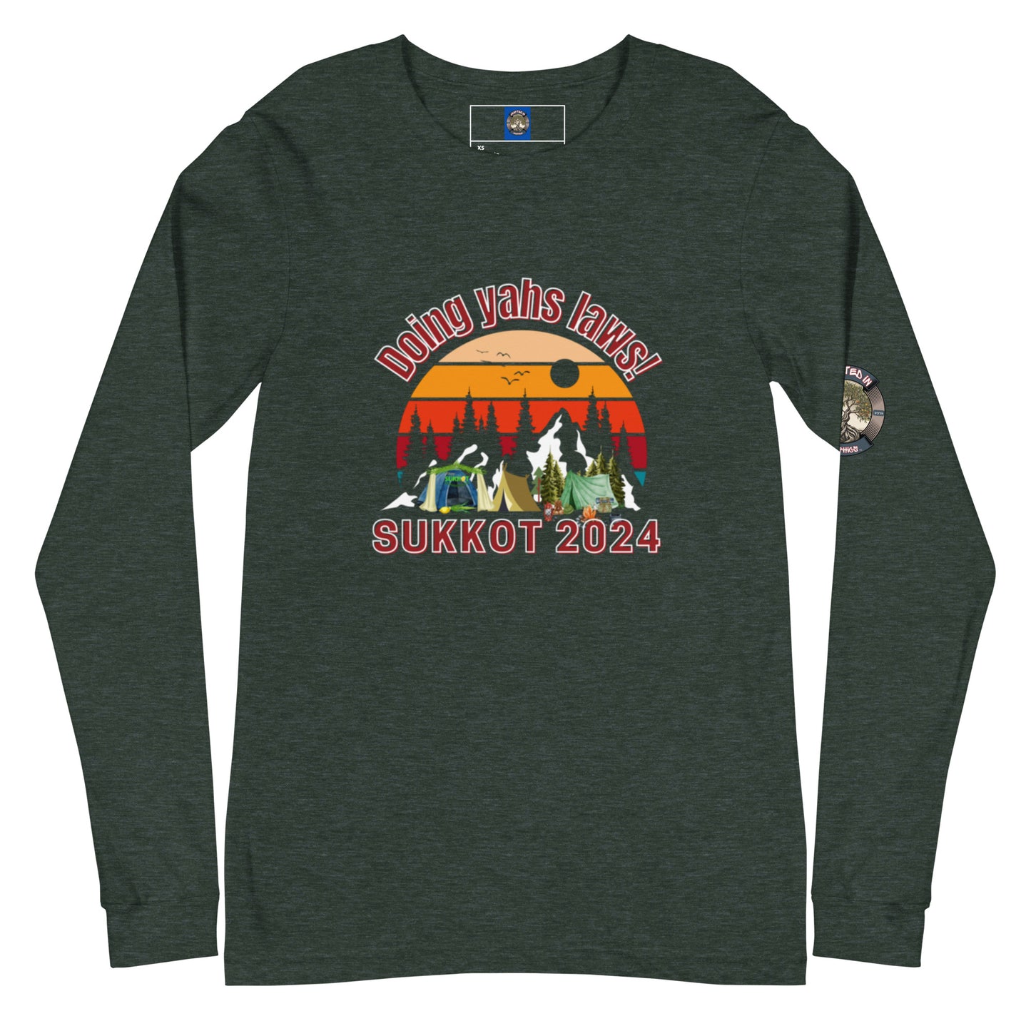 Yahs Laws Sukkot edition-Unisex Long Sleeve Tee