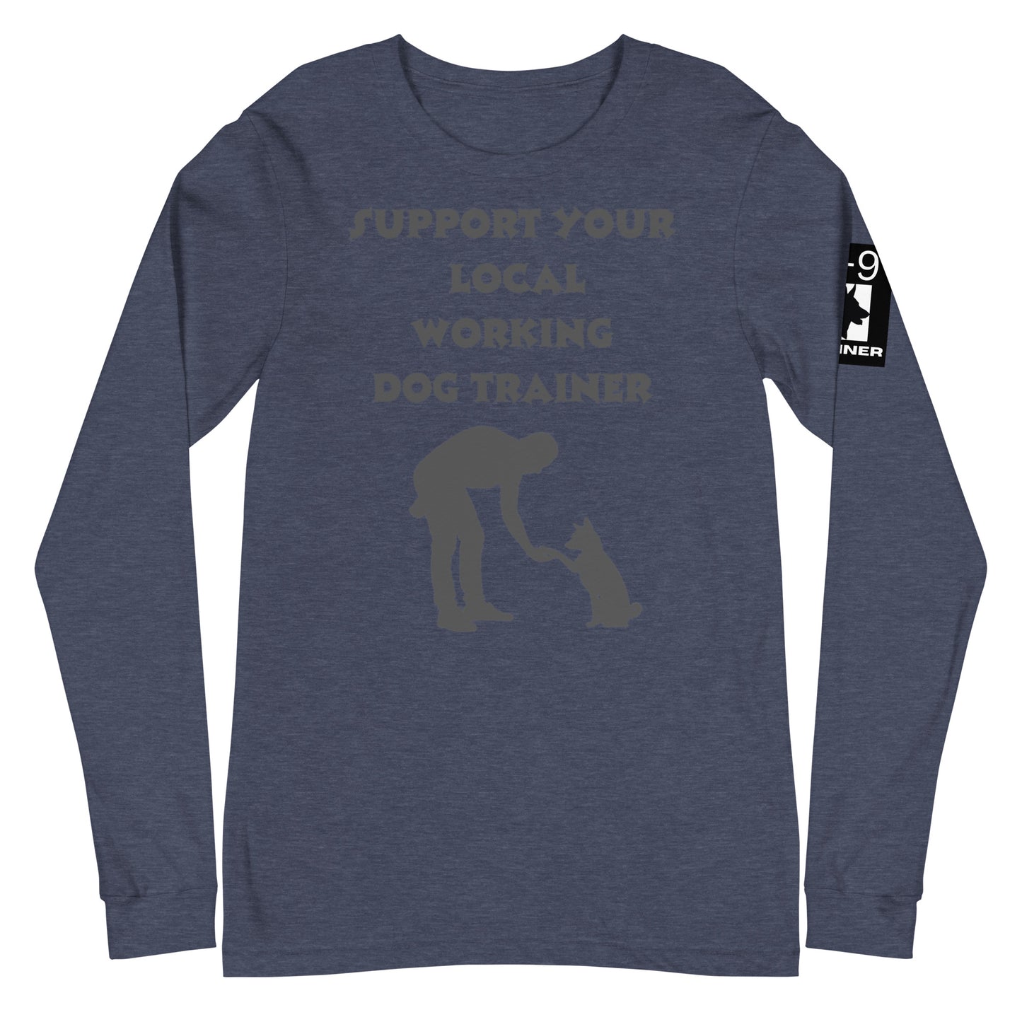 Dog trainer-3 Unisex Long Sleeve Tee