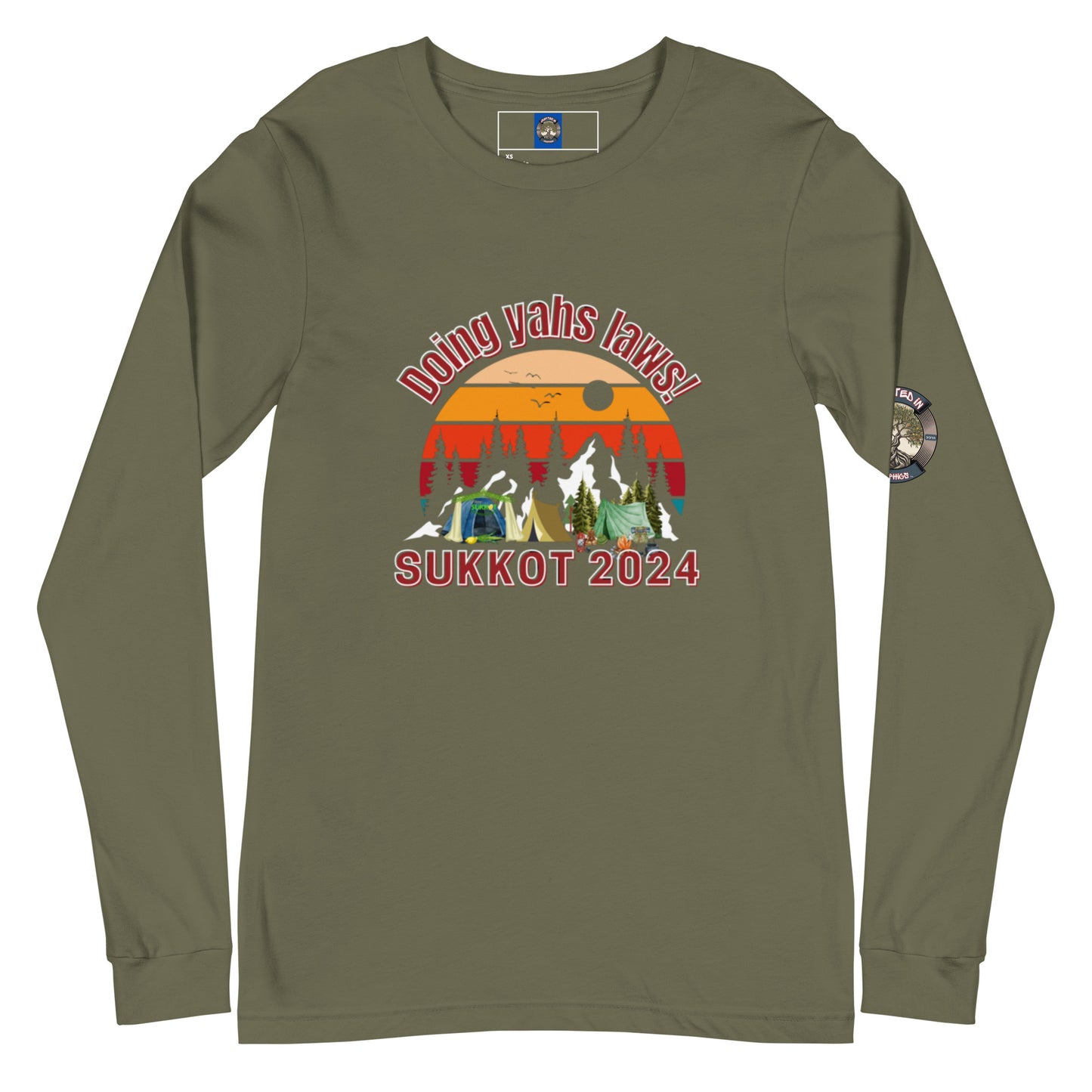 Yahs Laws Sukkot edition-Unisex Long Sleeve Tee