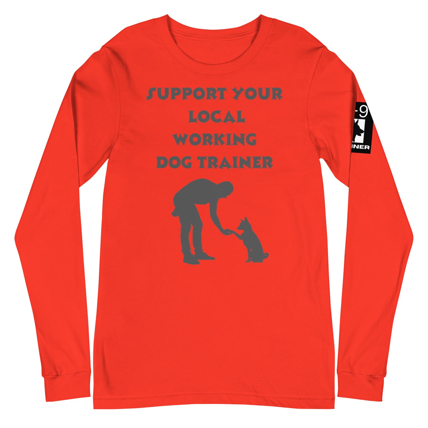 Dog trainer-3 Unisex Long Sleeve Tee