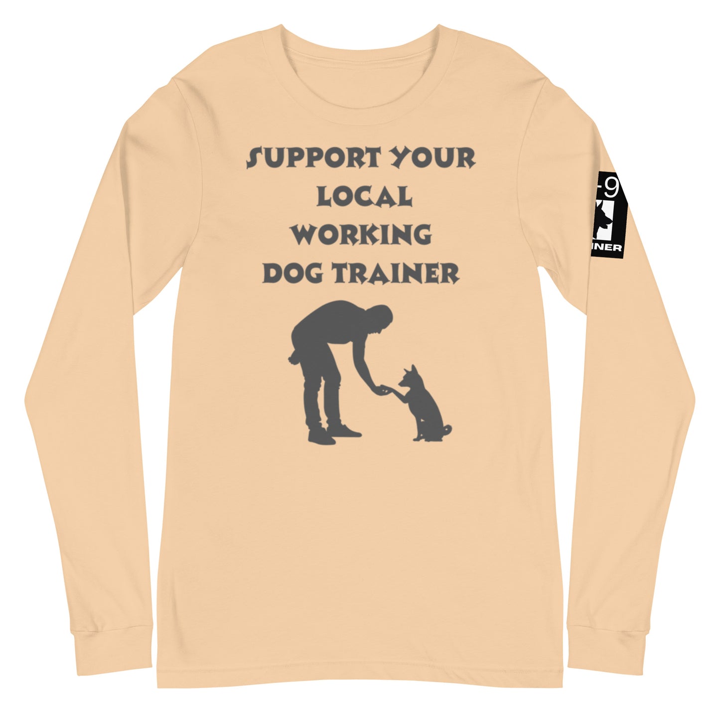 Dog trainer-3 Unisex Long Sleeve Tee