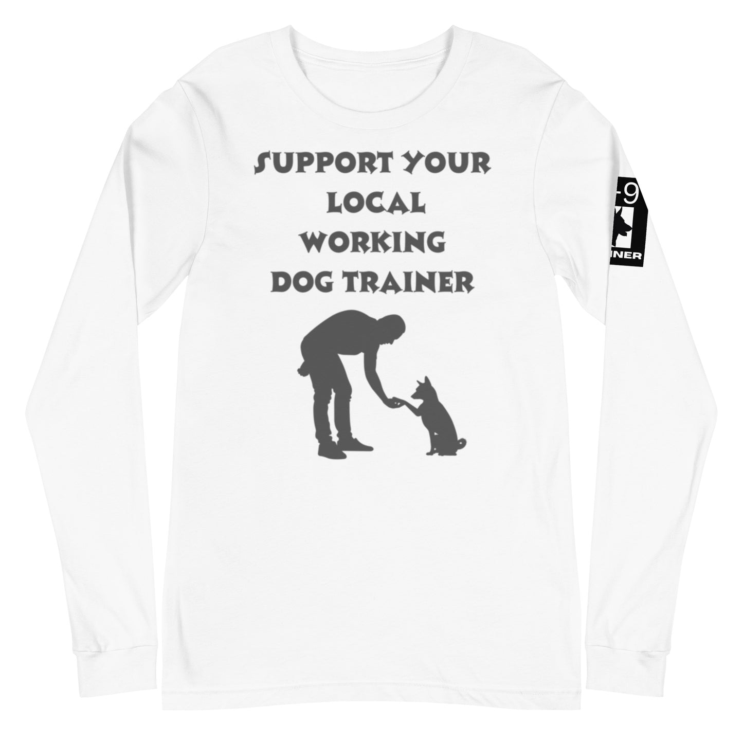 Dog trainer-3 Unisex Long Sleeve Tee