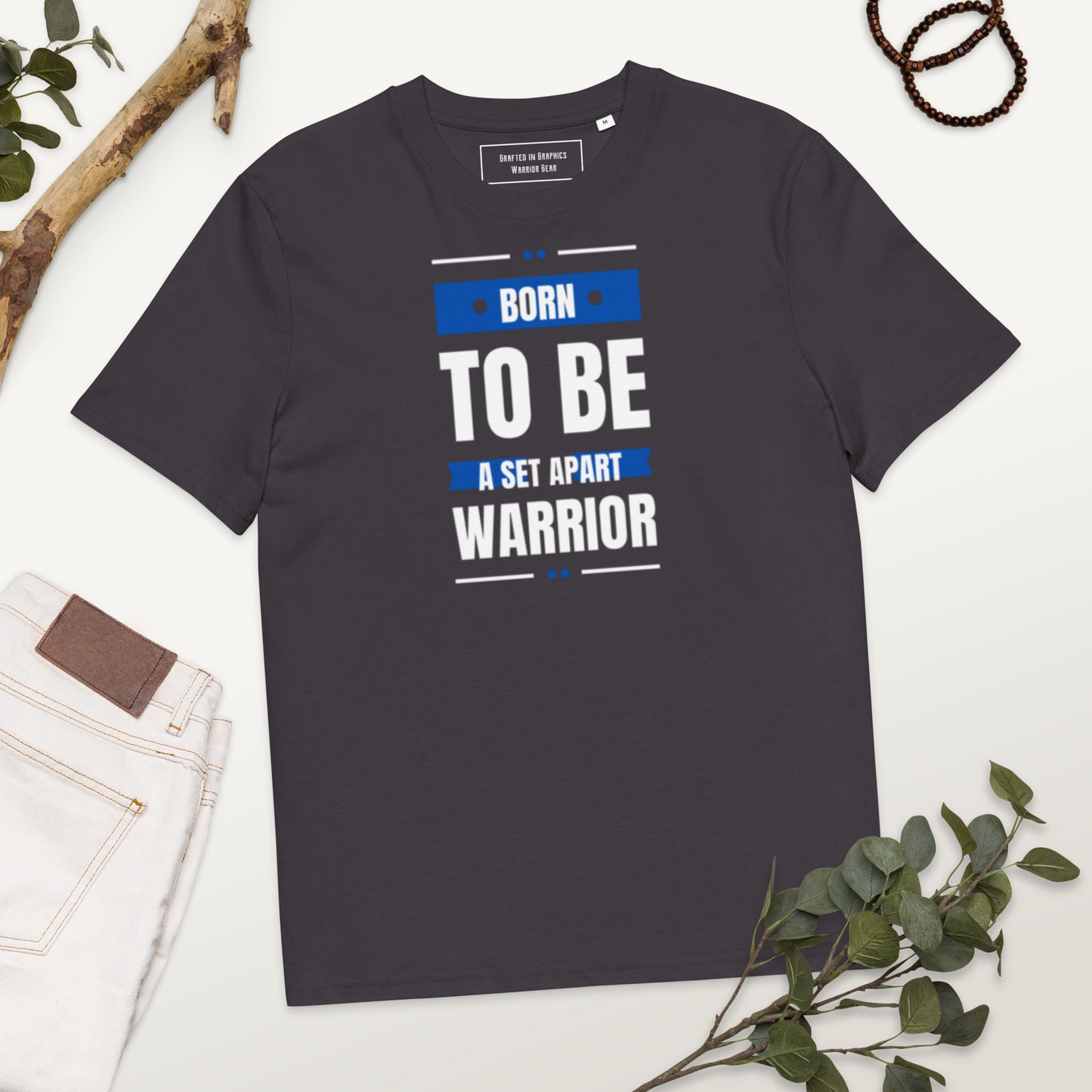 Born to be a Warrior Unisex organic cotton t-shirt