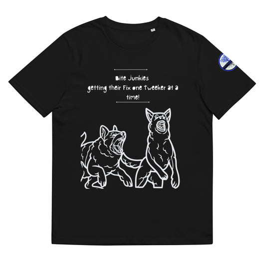 Bite junkies K9 Unisex organic cotton t-shirt