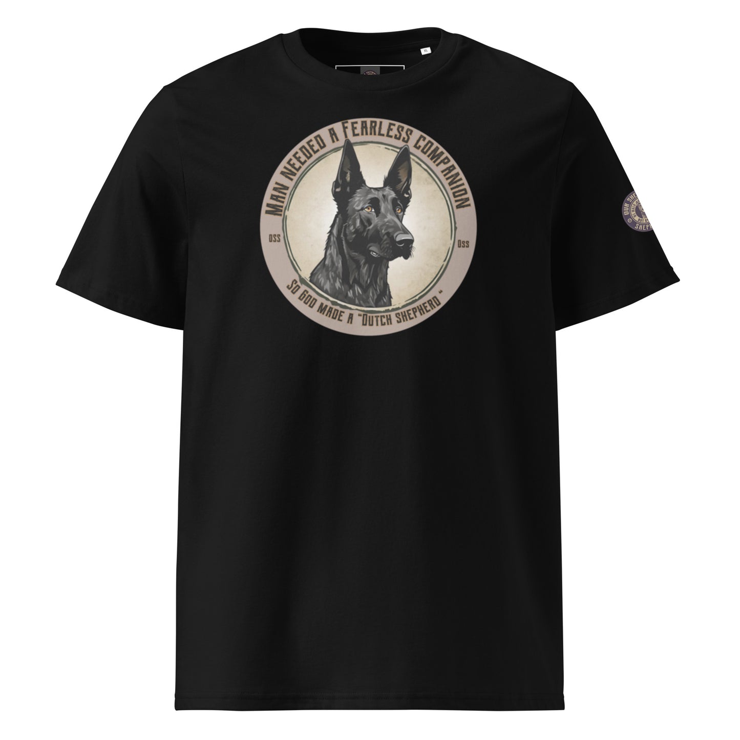 So God made a Dutch Shepherd-Unisex organic cotton t-shirt