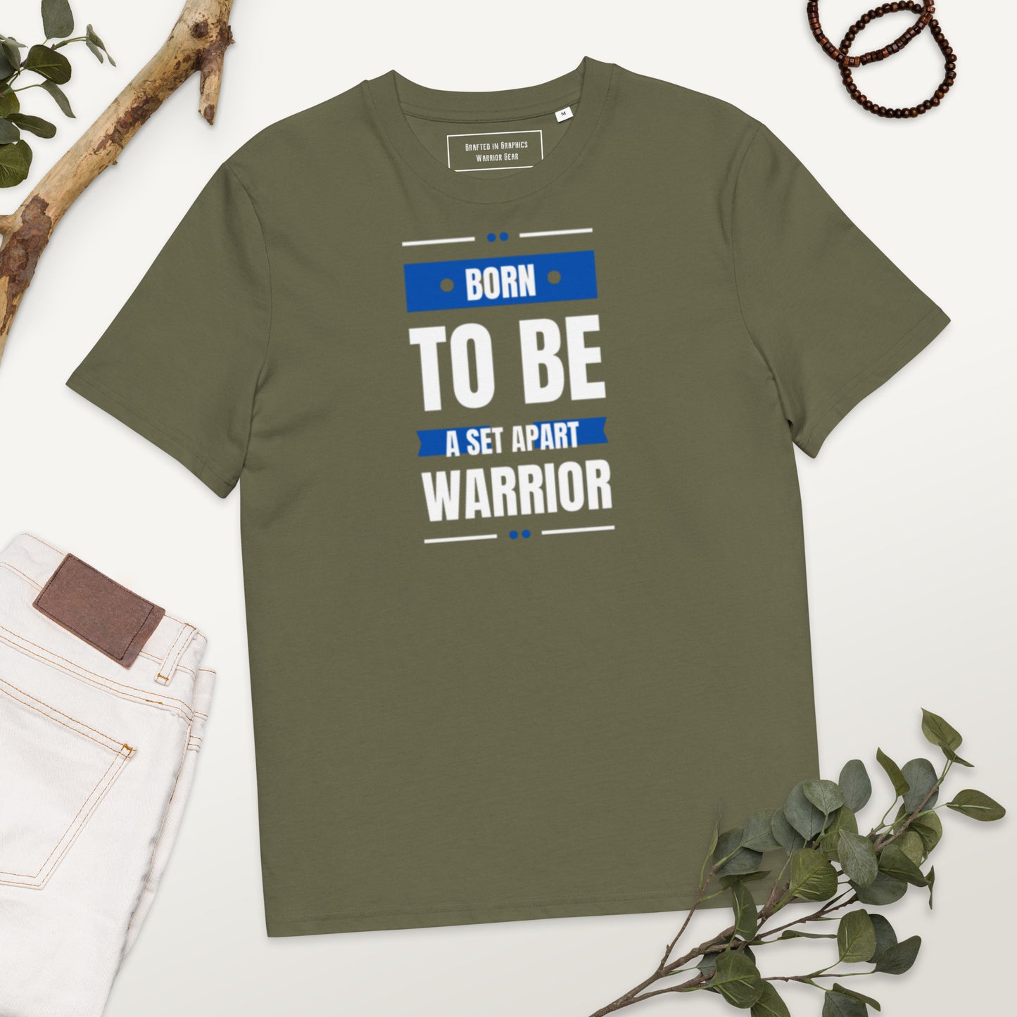 Born to be a Warrior Unisex organic cotton t-shirt